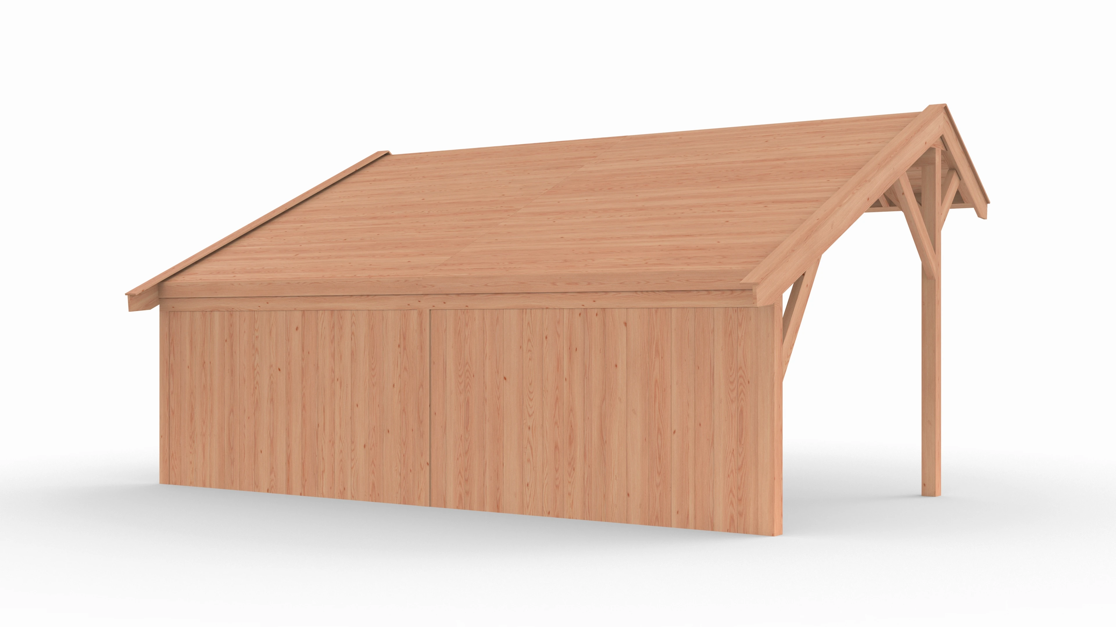 Douglas kapschuur, 600 x 300, met achterwand, Westwood Comfort - Afbeelding 6